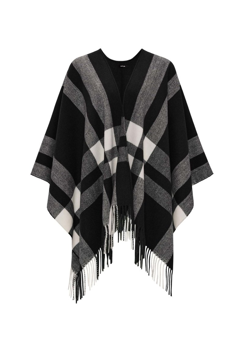 Opus Poncho zwart