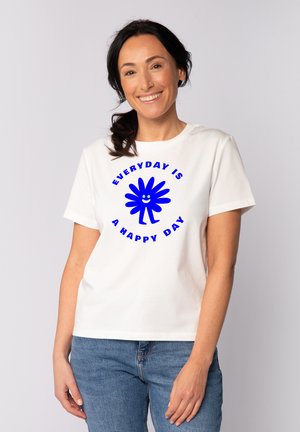 EVERYDAY IS A HAPPY DAY - T-shirt imprimé - off white