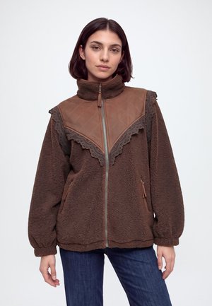 Lollys Laundry, JACKET - Яке от полар - dark mokka