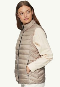 s.Oliver STEPP  - Weste - helles beige