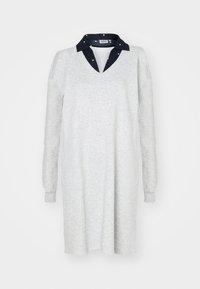 ONLFEEL VNECK DRESS - Vardagsklänning - light grey melange