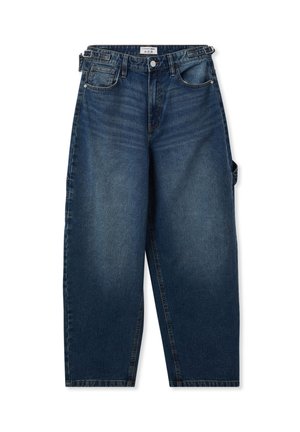 Terranova CARPENTER BALLOON - Jeans baggy - blu denim scuro