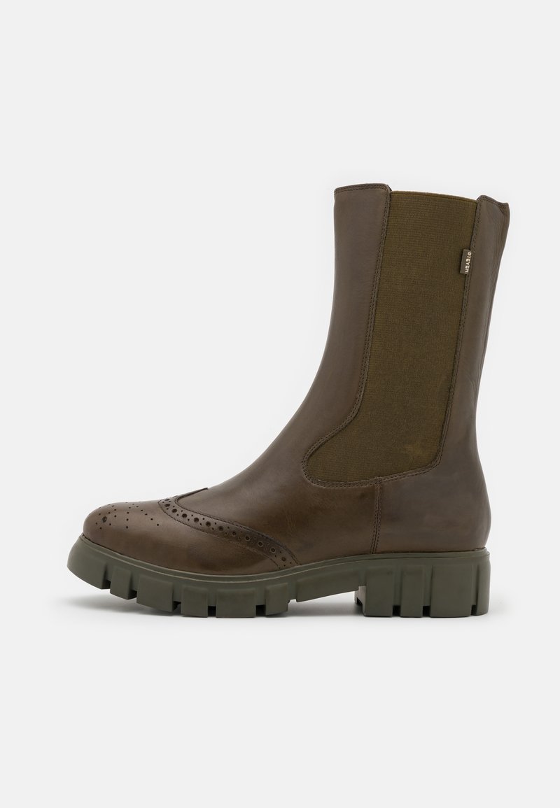 Damen Sneaker | Steven New York EDEN Plateaustiefel khaki - LQ68431 Damen Sneaker | Steven New York EDEN Plateaustiefel khaki - LQ68431
