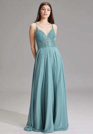 HEY KYLA - EVENING DRESS MADE OF MATERIAL MIX - Iltapuku - sea blue