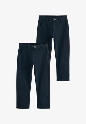 Next, REGULAR FIT - STRETCH CHINO TROUSERS 2 PACK . - Chino-püksid - navy