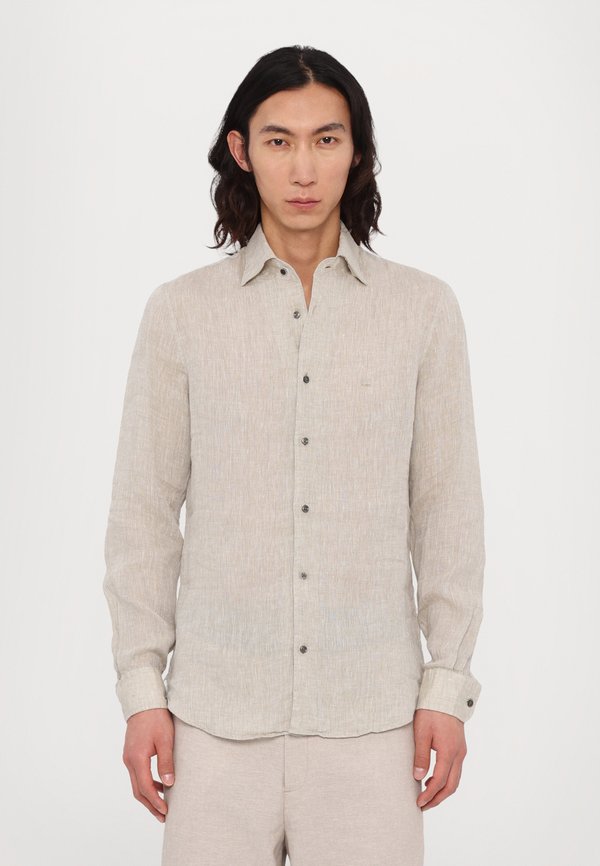 ONE PIECE COLLAR SHIRT - Shirt - taupe