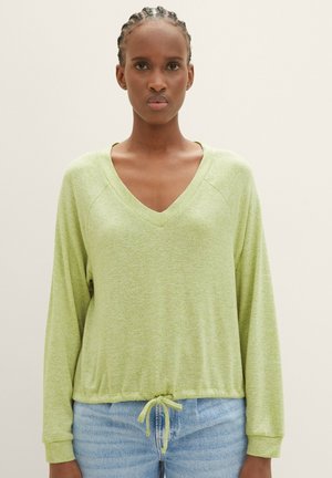 TOM TAILOR DENIM Langærmet T-shirt - dusty pear green melange