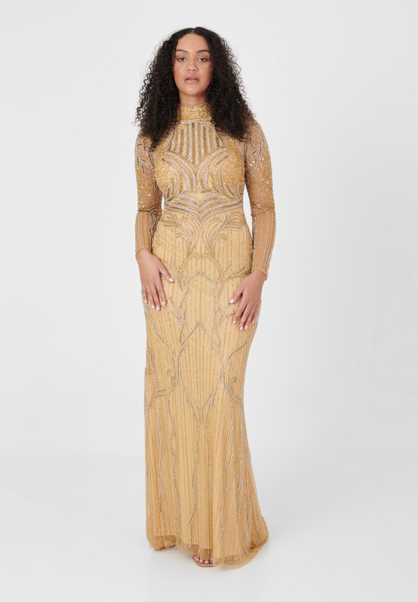 EMBELLISHED SEQUINS MODEST - Ballkleid - gold