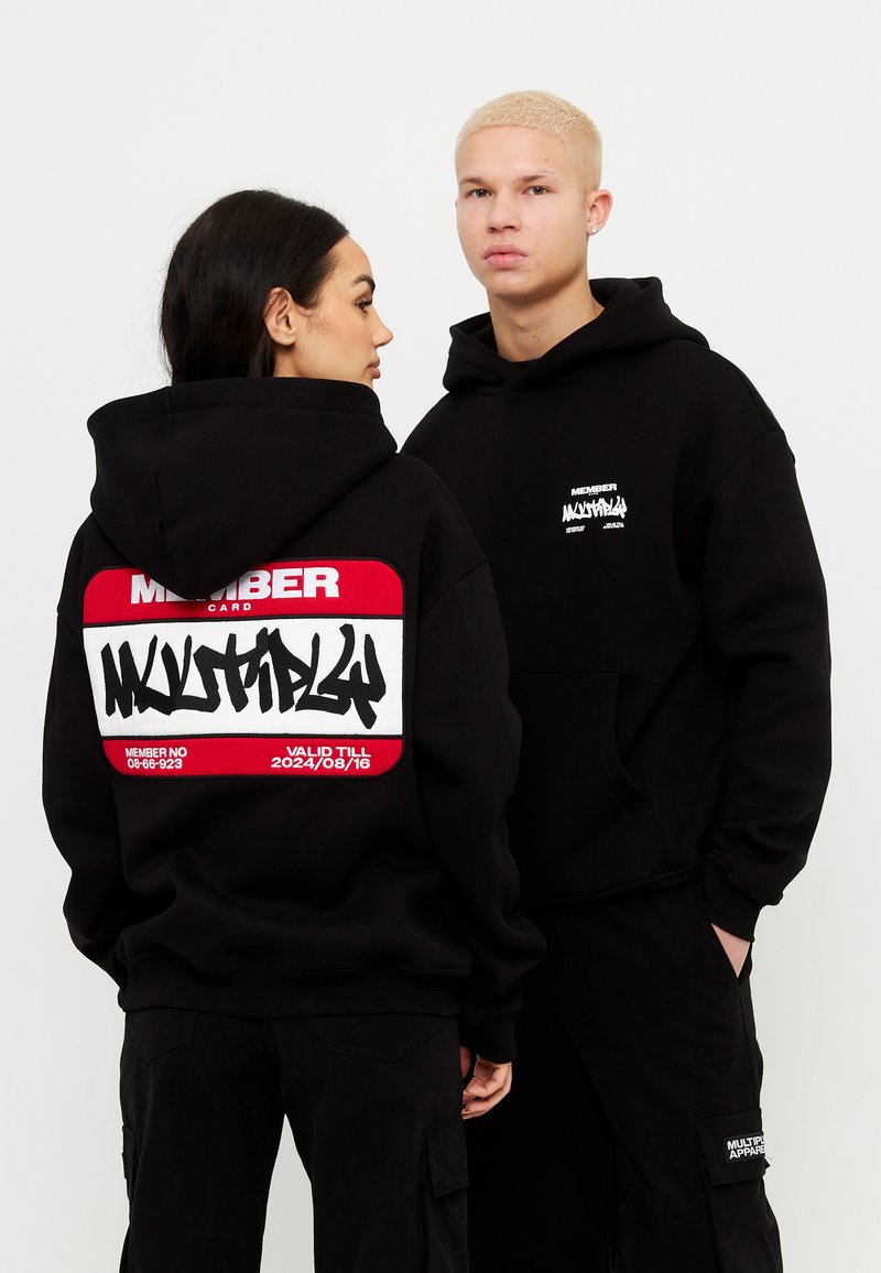 Multiply Apparel OVERSIZE MEMBER CARD Hoodie black Zalando.de