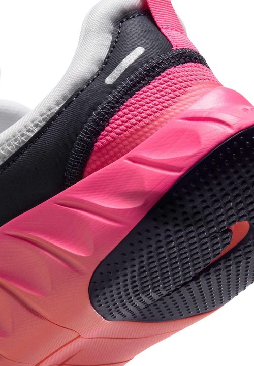 Nike FREE RIDE GS UNISEX - Road running shoes - white hyper pink atomic pink gridiron — photo 7