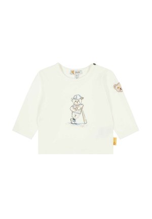 Steiff CATCHER - Camiseta de manga larga - cloud dancer