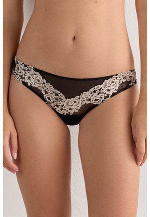 Intimissimi PRETTY FLOWERS BRAZILIAN - String - mottled black