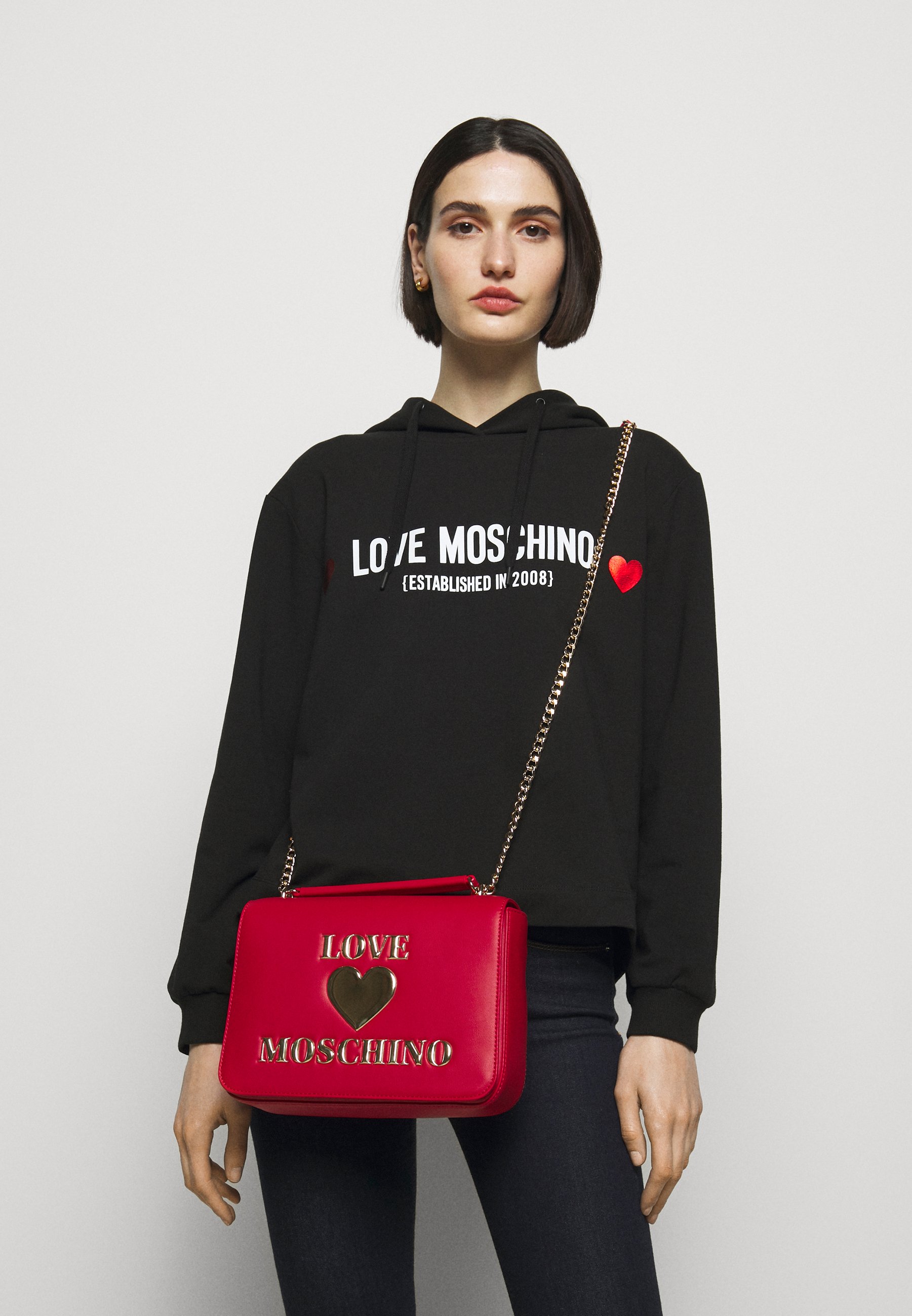 borsa moschino rossa