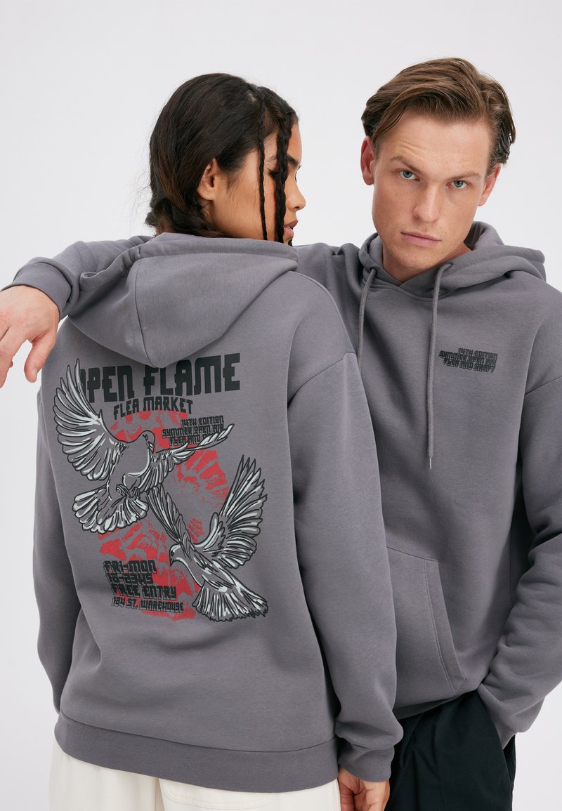 YOURTURN by Zalando - UNISEX - Hoodie - grey, Enlarge