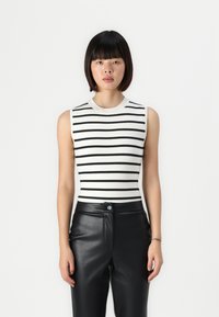 Abercrombie & Fitch LUXELOFT BARE BODYSUIT  - Toppi - jet stream/black