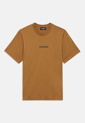 Dsquared2, SLOUCH FIT UNISEX - T-Shirt basic - bronze brown