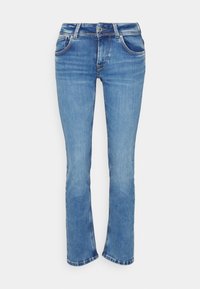 SATURN - Calças de ganga de perna direita - light blue denim