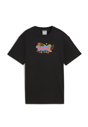 GRAPHIC LEOPARD  - T-shirt imprimé - black