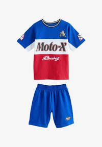 Atlasīts, red navy white moto racing