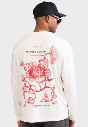 ABRAHAM TEE BOXY - Langærmet T-shirt - white