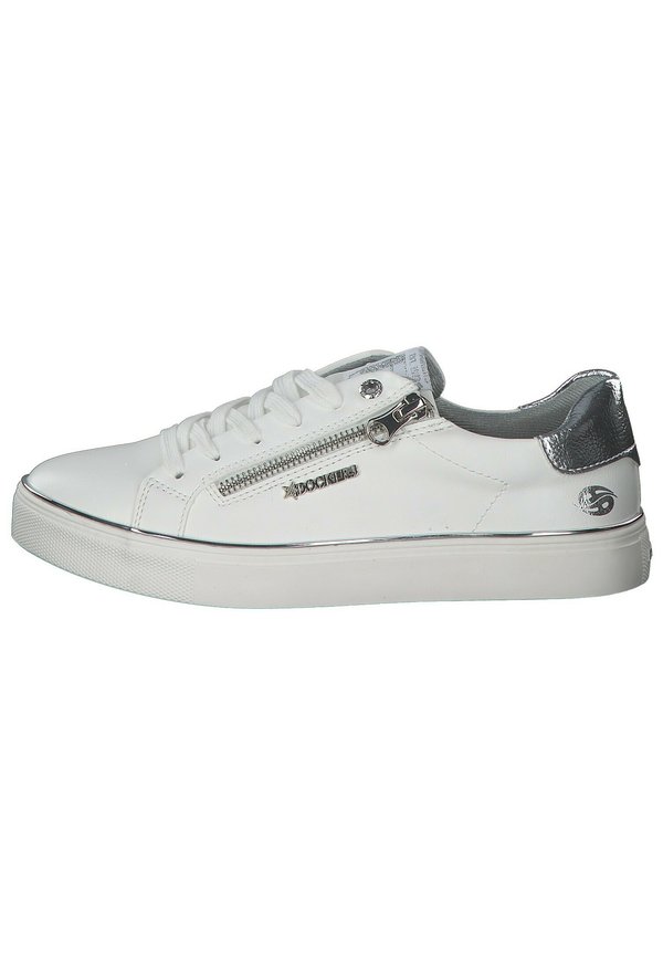 Sneaker low - weiss grau