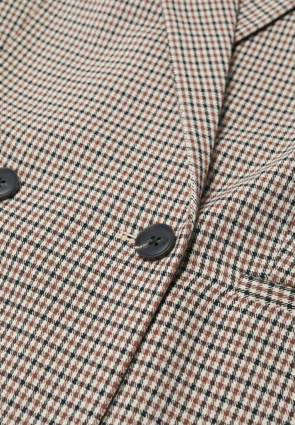 Mango KARIERTER IN WICKEL OPTIK - Blazer - braun/brown - Zalando.de