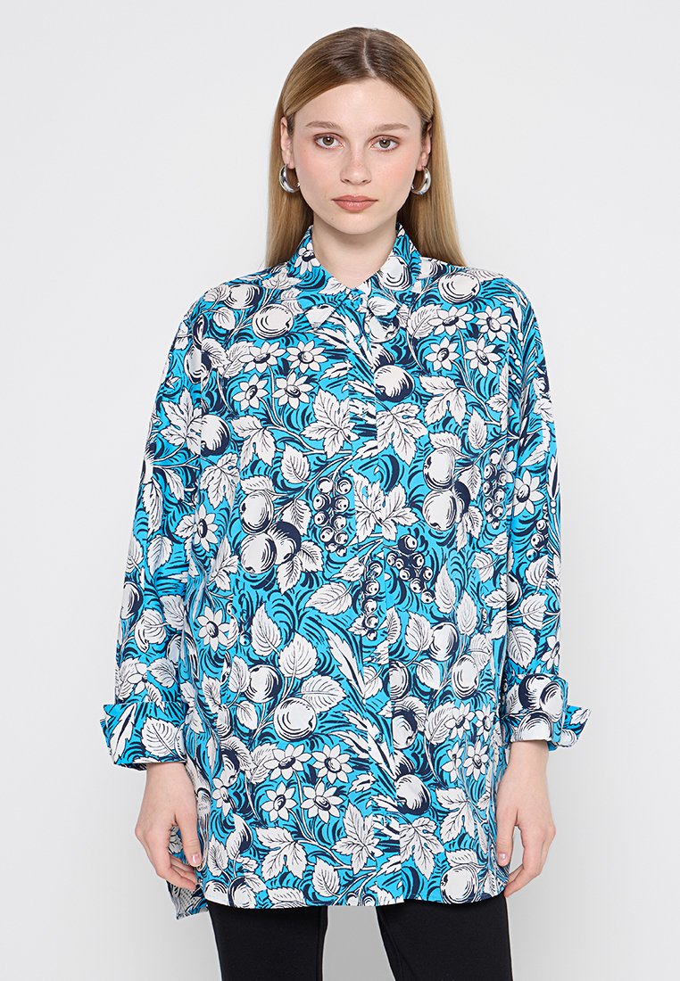 Diane von Furstenberg Blouse lichtblauw Diane von Furstenberg Blouse lichtblauw