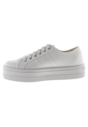 Victoria Shoes, BASKET LONA PLATAFORMA - Zapatillas - blanco