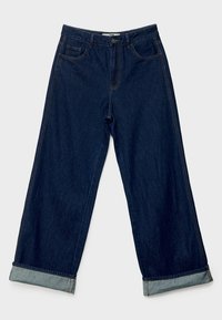 Stradivarius BAGGY - Trapezaste traperice - dark blue