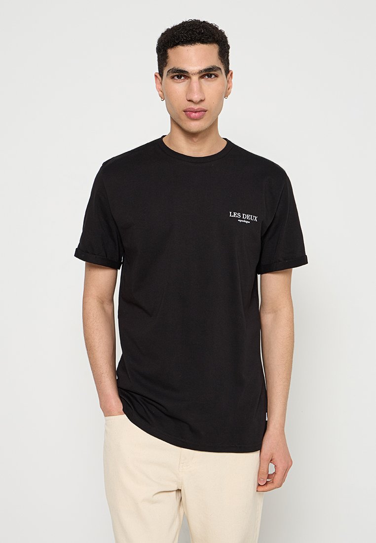 Les Deux T-shirt basic zwart Les Deux T-shirt basic zwart