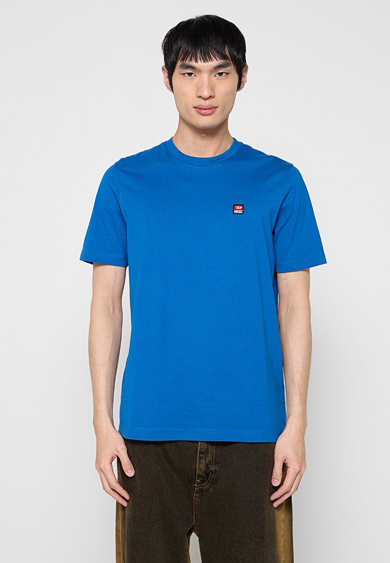 Diesel T-shirt basic blauw