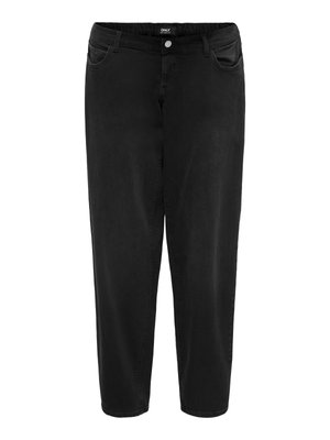 ONLY MATERNITY, OLMLUMA ELASTIC - Tapered fit-jeans - washed black