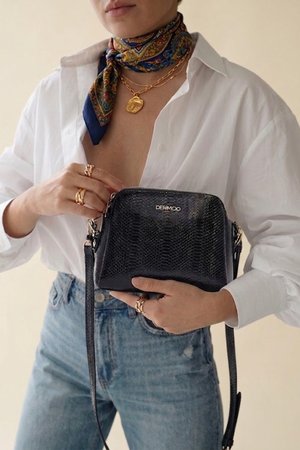 Derimod, Bandolera - black