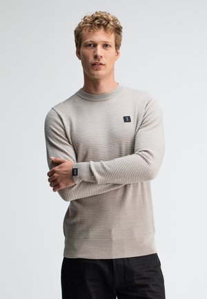 STRUCTURE CREW - Strickpullover - it sand