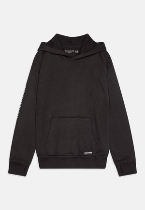 Abercrombie & Fitch IMAGERY LOGO - Sweat à capuche - black