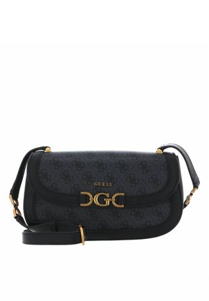 Guess, DAGAN FLAP - Bandolera - coal logo
