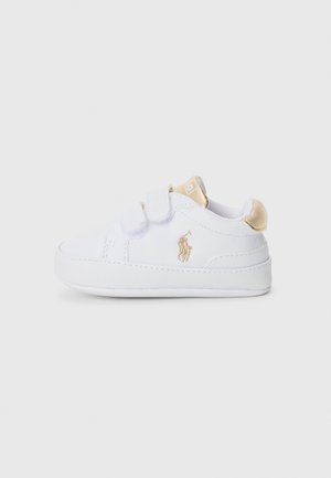 HERITAGE COURT II UNISEX - Chaussons pour bébé - white/gold-coloured