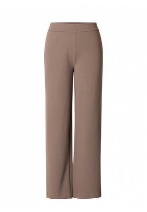 BASE LEVEL CURVY ARAH - Stoffhose - dark taupe