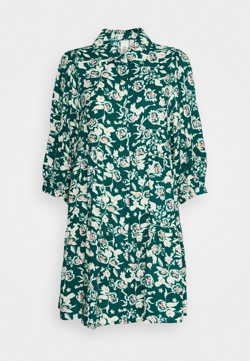 YAS Petite Blousejurk groen YAS Petite Blousejurk groen