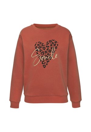 Sweatshirt - rotbraun