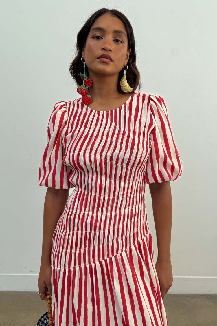 Never Fully Dressed - NARA - Day dress - red, Enlarge