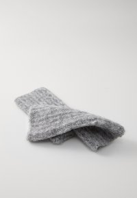 Gina Tricot WRIST WARMERS - Luvas sem dedos - mid grey melange