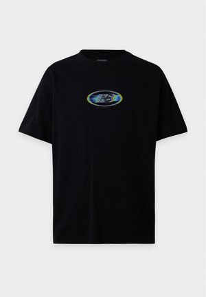New Balance, HEAT MAP BRAND - T-shirts print - black