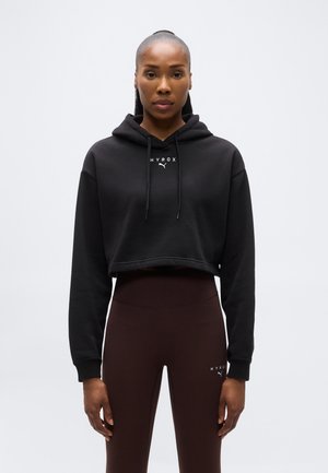 W PUMA X HYROX HEAVYWEIGHT HOODIE - Mikina s kapucňou - black