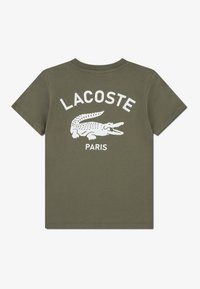 Lacoste GRAPHIC CORE TEE - Marškinėliai su spaudiniu - lacoste olive