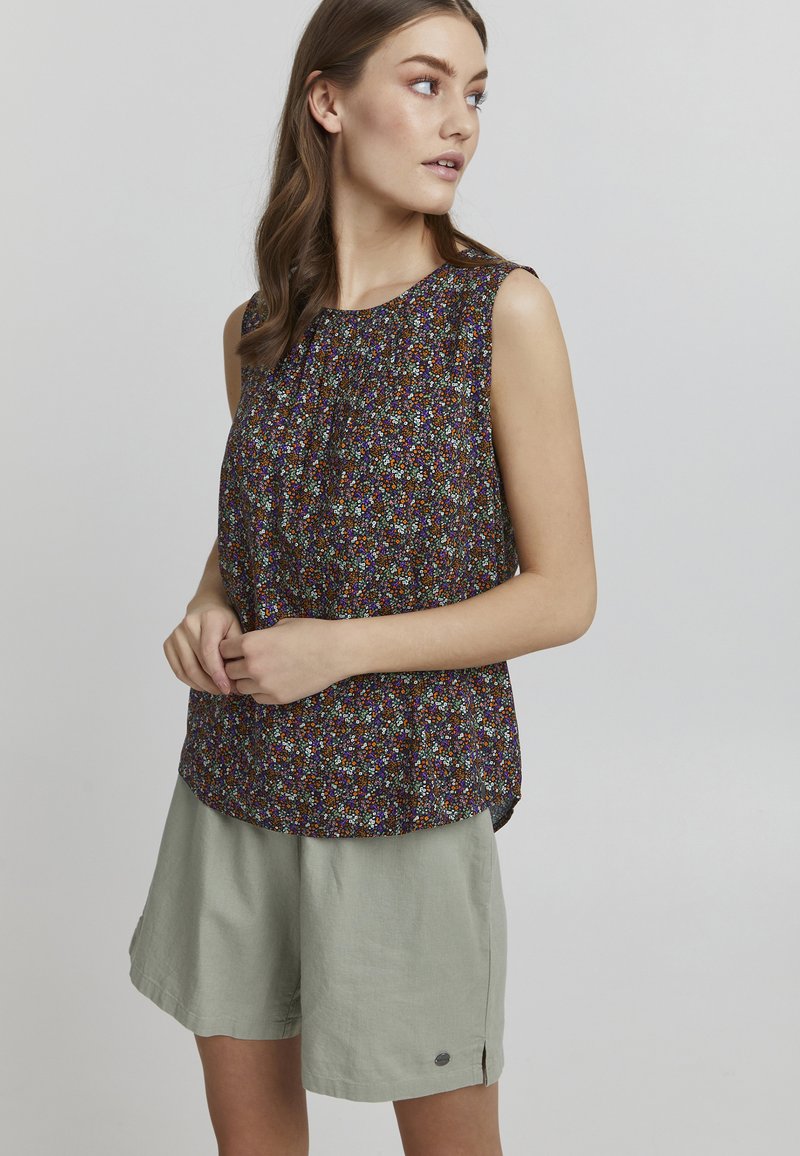 Oxmo OXEsja - Bluza - Burnt Orange Mix