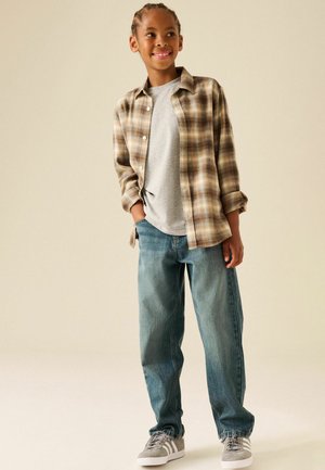 Next, Laisvo kirpimo džinsai - blue denim