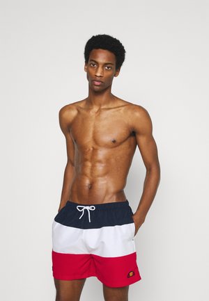 TEYNOR - Swimming shorts - navy/white/red