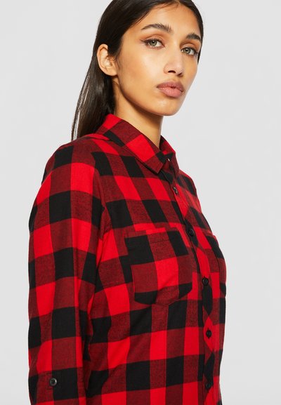 Urban Classics Camicia Uomo In Flanella A Quadri – Maniche Lunghe, Due Tasche Sul Petto, Colletto Classico E Polsini Con Bottone - 2