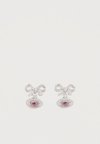 OCTAVIE EARRINGS - Обеци - platinum-coloured/pink